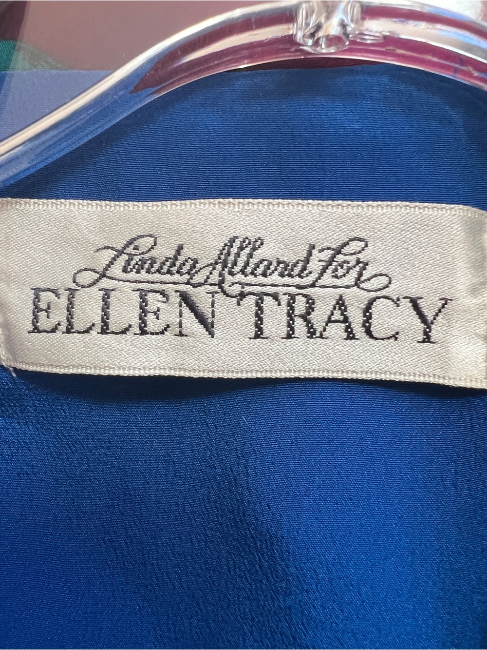 Vintage 80s Linda Allard for Ellen Tracy 100% Silk Floral Blazer Jacket Size 4 - Picture 3 of 5